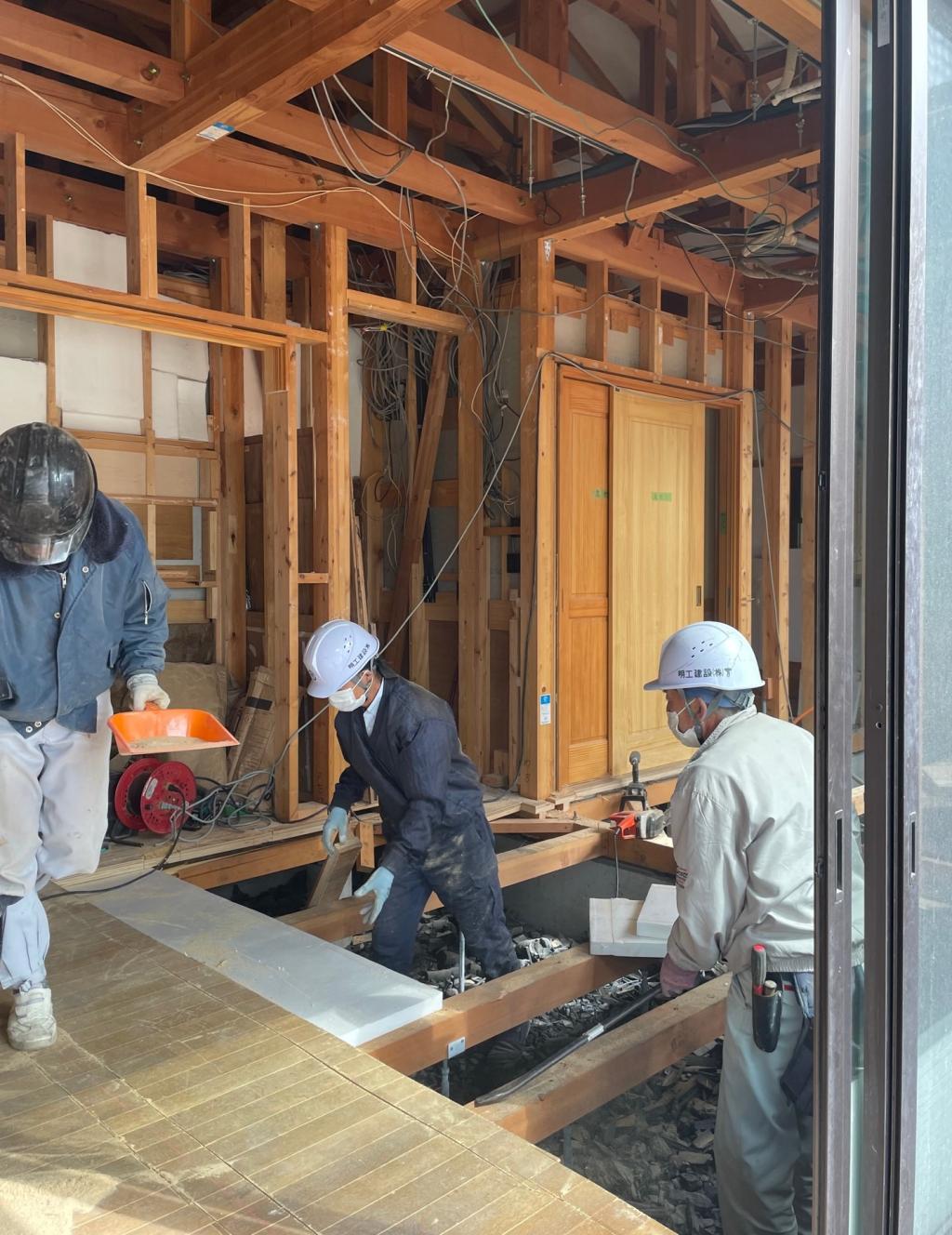 御前崎市佐倉の家・リノベーション&増築工事スタートしました。