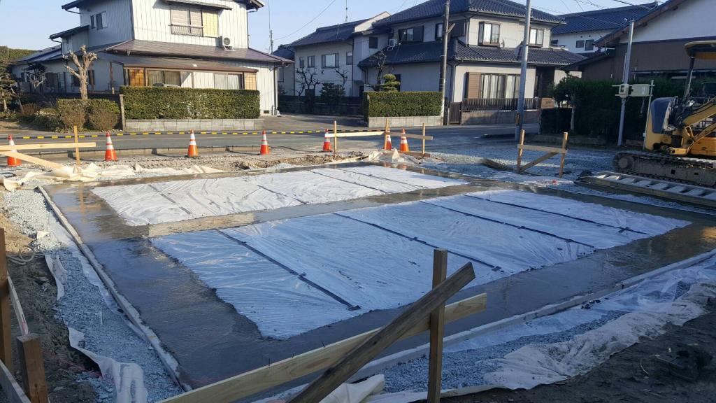 掛川市内M様邸スーパージオ工法（免震工法）施工完成しました。