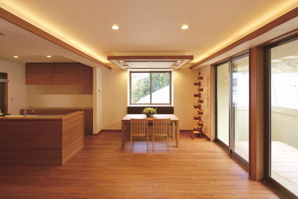 掛川で注文住宅ならオーガニックハウス静岡中央発信　狭い部屋を広く見せる工夫
