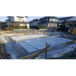 掛川市内M様邸スーパージオ工法（免震工法）施工完成しました。
