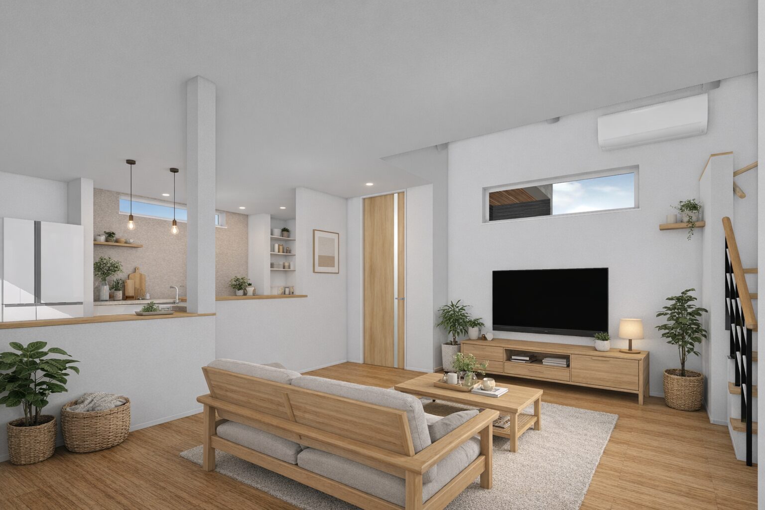 完成見学会 LDK写真